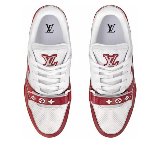 LOUIS VUITTON LV Trainer 'White Red' 1AHTCB
