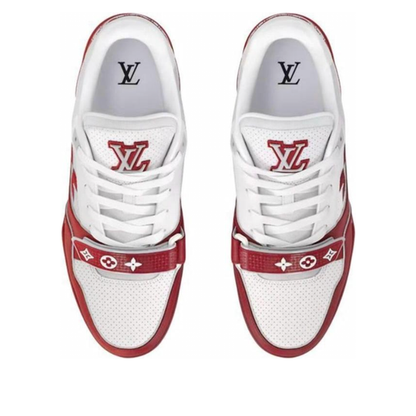 LOUIS VUITTON LV Trainer 'White Red' 1AHTCB