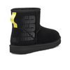 UGG(WMNS)  Classic Mini Side Logo 'Black Neon Green'