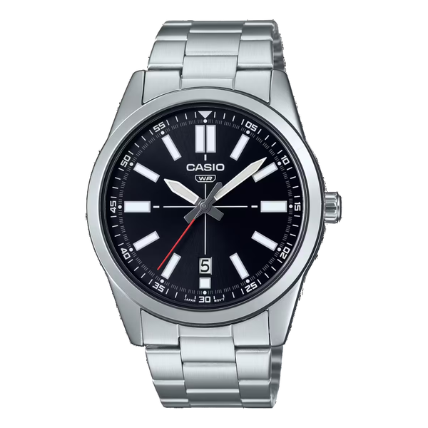 CASIOCasio Dress Pointer Display Analog Watch 'Steel Black'