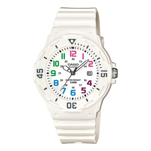 CASIOWaterproof Sports Quartz White Analog