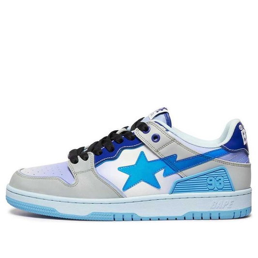 A Bathing Ape SK8 STA 'Grey Blue' 0ZXSH191003MI-BLUE
