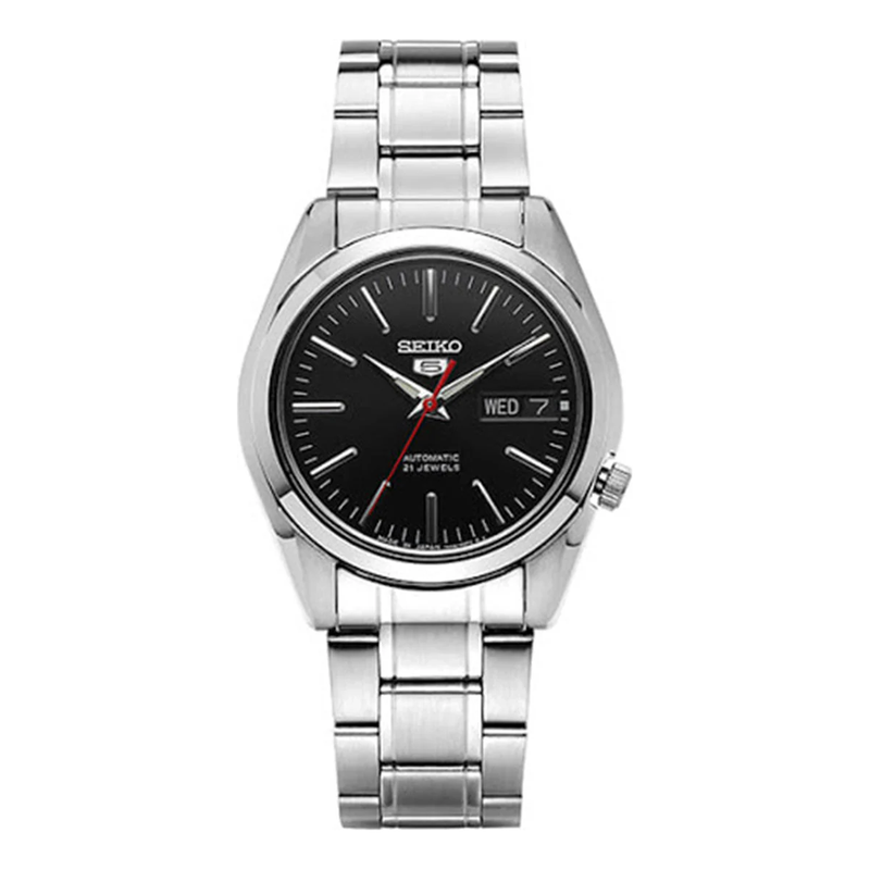 SEIKOCalendar waterproof Business 5 Automatic Mechanical Watch 'Black'
