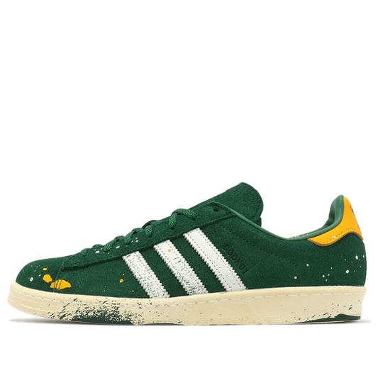 adidas x COOK Campus 80 'Paint Splatter - Dark Green' GY7005