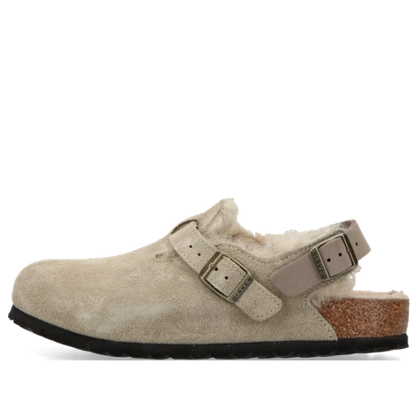 BirkenstockTokio Shearling Suede 'Taupe'