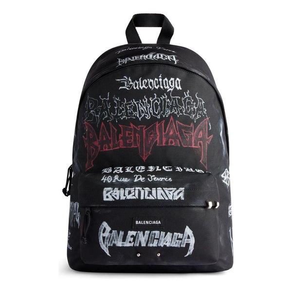 BalenciagaExplorer Backpack Diy Metal Allover 'Black'