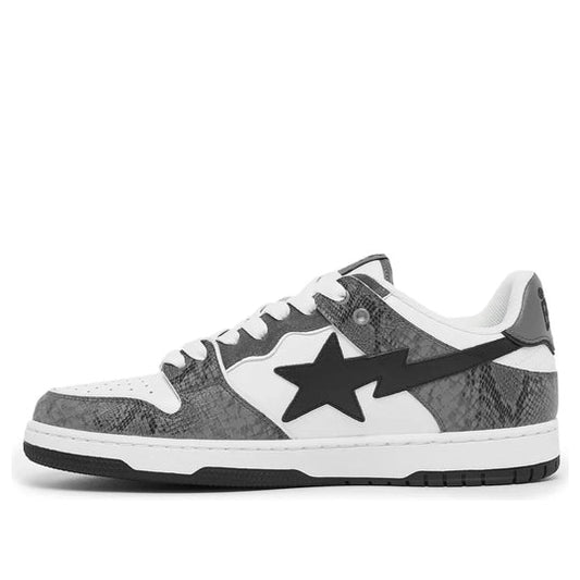 A Bathing Ape SK8 Sta #5 'Snakeskin' 001FWJ801055IBLK