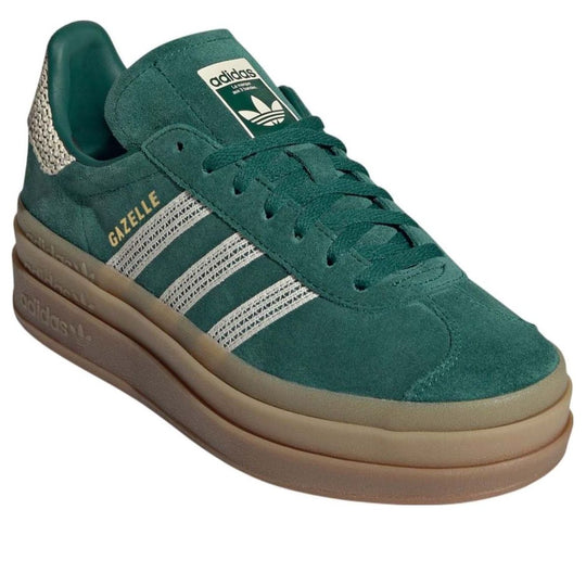 (WMNS) adidas Gazelle Bold 'Collegiate Green White Gold' JS3358