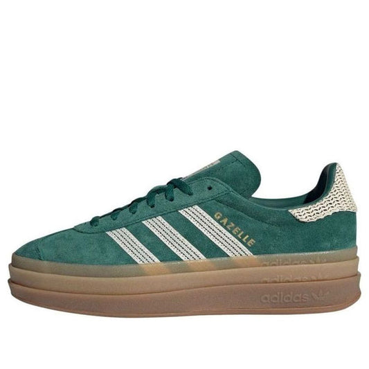 (WMNS) adidas Gazelle Bold 'Collegiate Green White Gold' JS3358