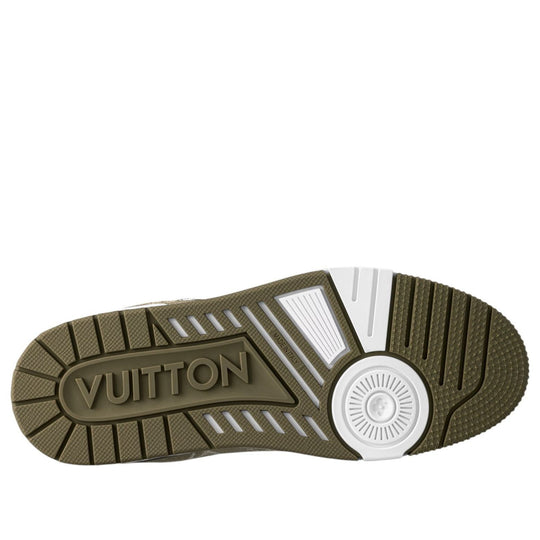 LOUIS VUITTON LV Trainer 'White Khaki Green' 1AIKN1