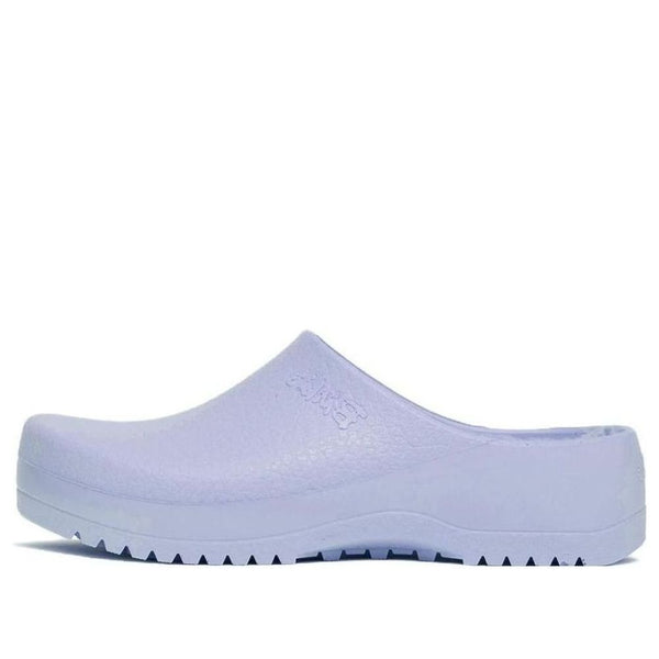 Birkenstock(WMNS)  Super-Birki Shearling Polyurethane 'Dusty Blue'