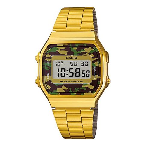 CASIOG Shock Waterproof Mens Gold Digital