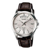 CASIOENTICER Simplistic Leatherband Quartz Men's Mens Brown Analog
