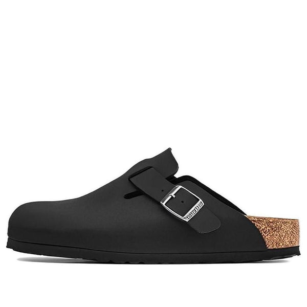 BirkenstockBoston Vegan Birkibuc 'Black'