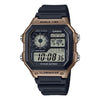 CASIOWaterproof Sports Shockproof Mens Black Digital