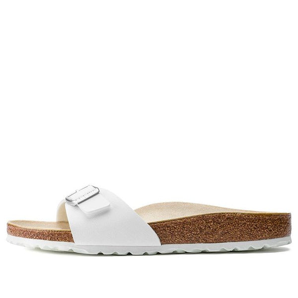 BirkenstockMadrid Birko-Flor Narrow Fit Sandals 'White'