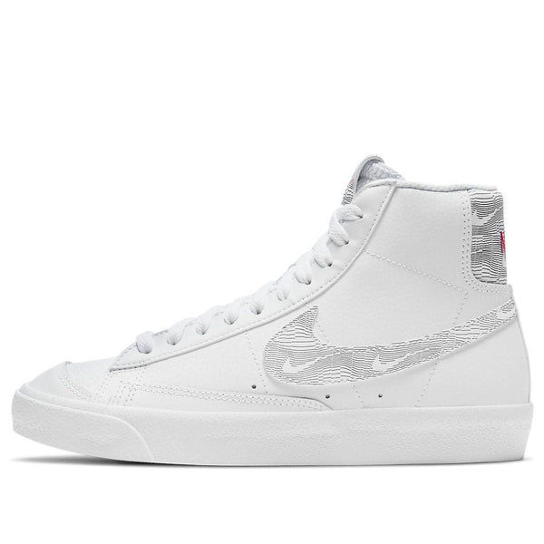 Nike(GS)  Blazer Mid '77 'White Logo Print'