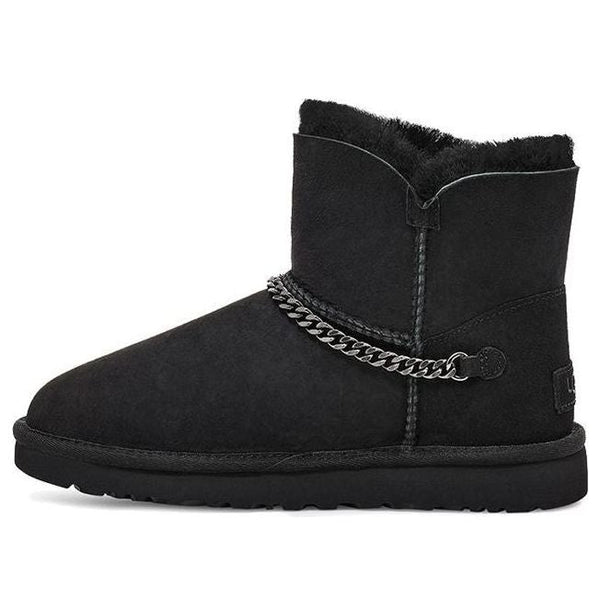 UGG(WMNS)  Classic UGG Charm Mini Fleece Lined Black