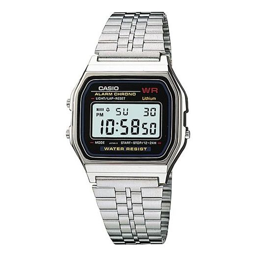CASIOWaterproof Unisex Mens Black Digital