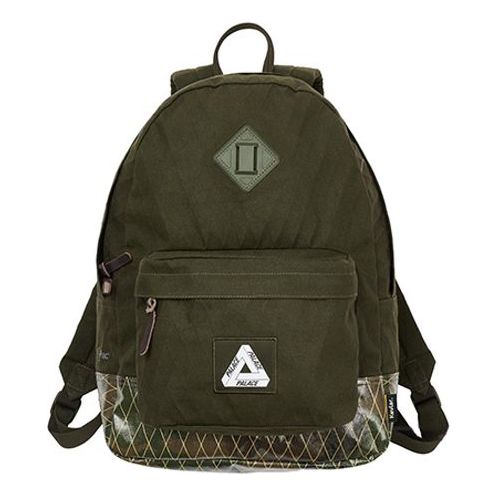 PalaceX-Pac Cotton Canvas Backpack 'Olivegreen'