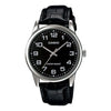 CASIOQuartz Waterproof Mens SilverBlack Analog