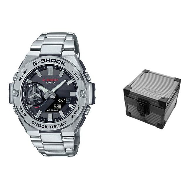 CASIOG-Shock G-Steel 'Black Silver'