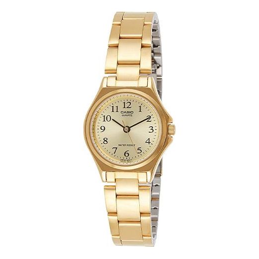 CASIOStainless Steel Classic Color Watch Business Gold Analog