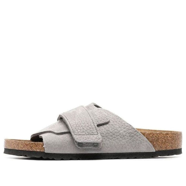 BirkenstockKyoto Nubuk Leather ' Desert Buck Whale Gray'