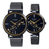 CASIOSHEEN Quartz Couple Waterproof Sapphire Crystal Black Analog