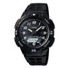 CASIOWaterproof Sports Shockproof Solar Powered Mens Black Analog