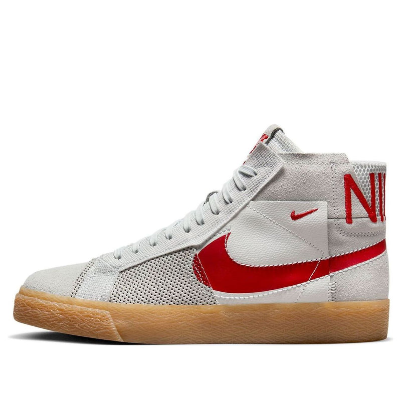 NikeSB Zoom Blazer Mid 'Deconstructed White University Red Gum'