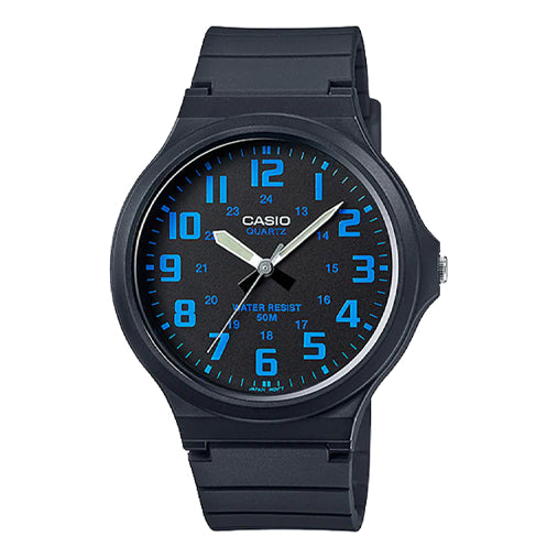 CASIOMen's  Quartz Resin Strap Watch Case Black Dial 50m Waterproof 48*43.6*10.3mm Black Analog Mens