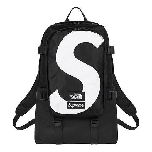 Supremex The North Face Logo Backpack 'Black White'