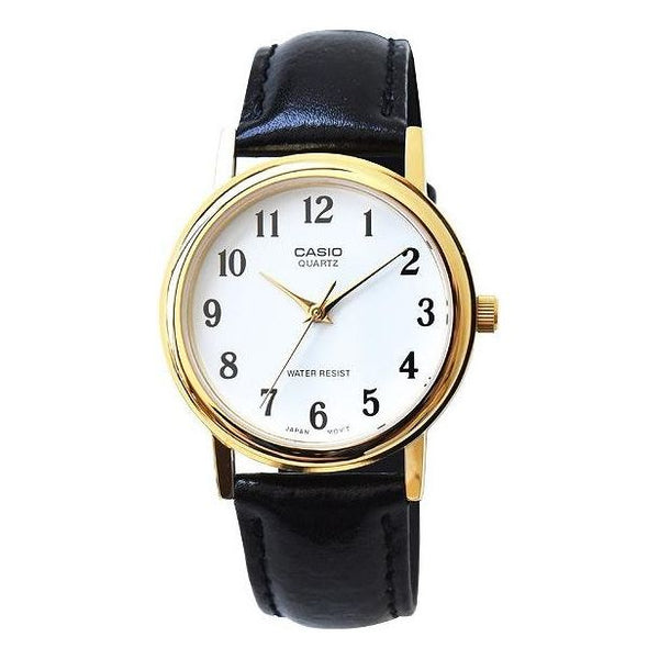 CASIOMen's  Quartz Watch Cortex Strap White Dial Waterproof mtp-1095q-7b Mens