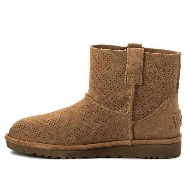 UGG(WMNS)  Classic Unlined Mini Perf 'Light Brown'