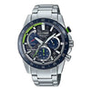 CASIOEDIFICE Waterproof Sapphire Crystal Solar Powered Sports Mens Silver Analog