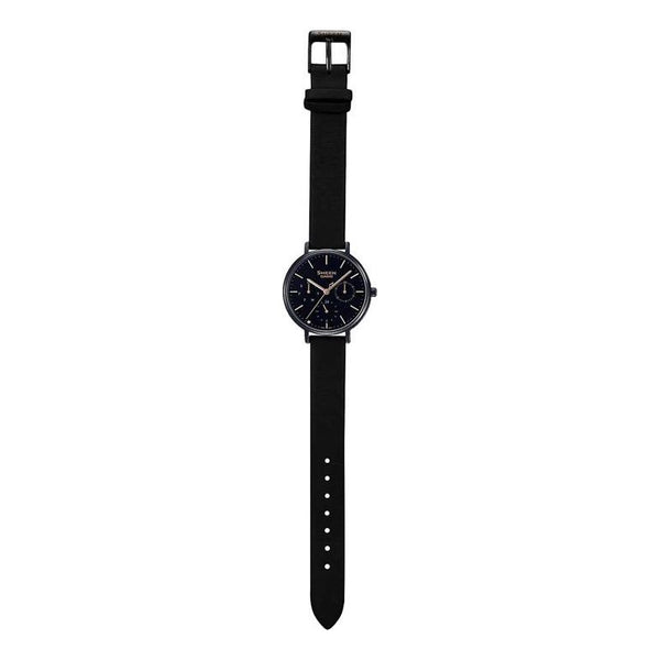 CASIOSHEEN Waterproof Sapphire Crystal Black Analog