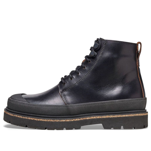 Birkenstock(WMNS)  Prescott Women Waxy Leather Narrow Fit 'Black'