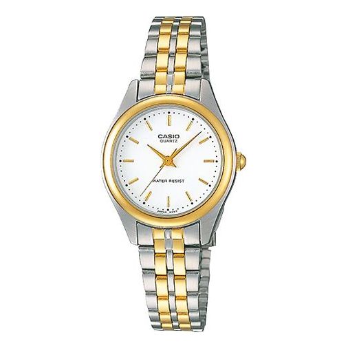 CASIOENTICER Series Waterproof Silver/White/GoldSilver Analog