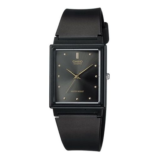 CASIOQuartz Waterproof Black DialBlack Strap Mens BlackBlack Analog