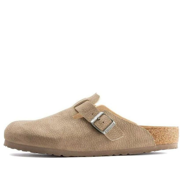 BirkenstockBoston Synthetik Narrow Fit 'Desert Dust Gray Taupe'
