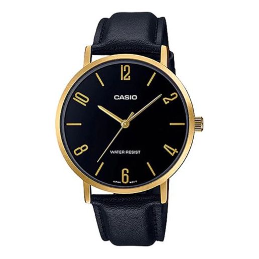 CASIOQuartz Waterproof Mens Black Analog