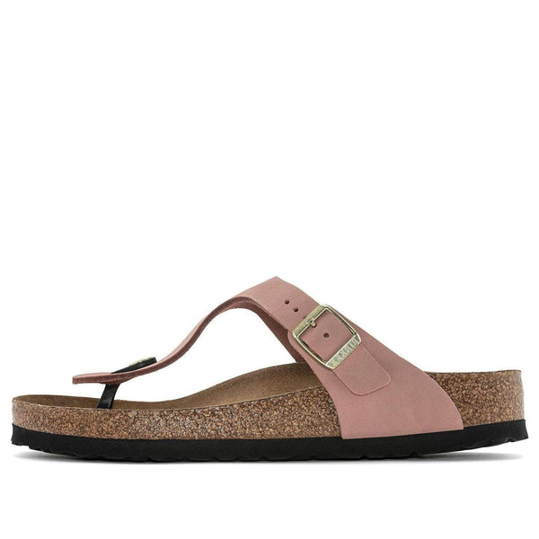 BirkenstockGizeh Soft Footbed Nubuk Leather Narrow Fit Sandals 'Geo Camo Khaki'