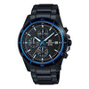 CASIOQuartz Waterproof EDIFICE Mens BlueBlack Analog