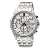 CASIOEDIFICE Series Vintage Classic Sports Stainless Steel Men's Quartz Waterproof Mens White Analog