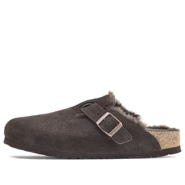 BirkenstockBoston Shearling Suede Shoes 'Mocha'