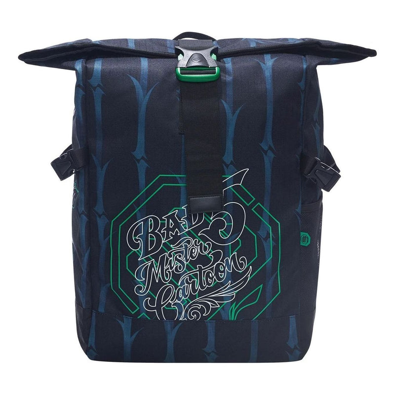 Li-NingBadFive Graphic Backpack 'Black Blue'