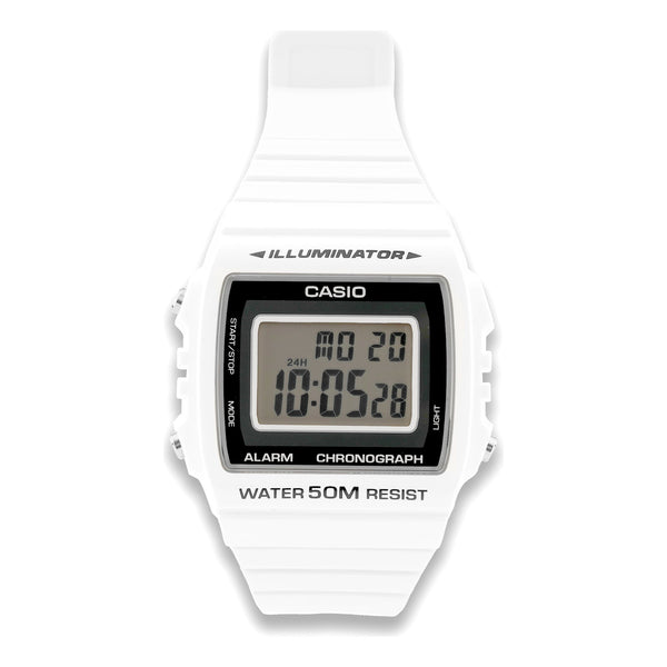 CASIOCasio Retro Stylish Simplicity Digital Cube Watch 'White'