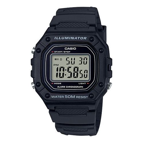 CASIOG Shock Waterproof Unisex Mens Black Digital