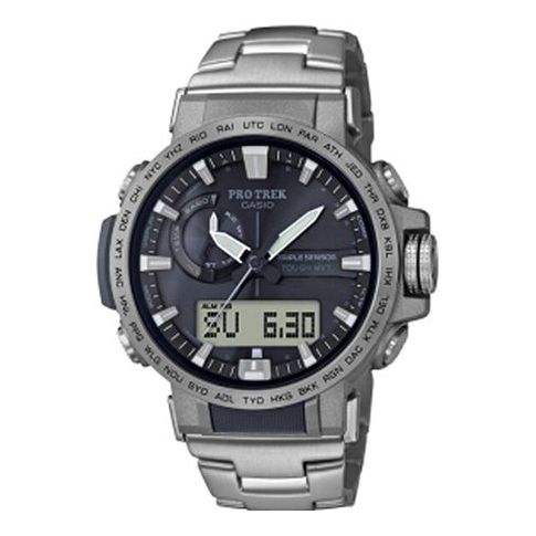 CASIOWaterproof Sports Solar Powered Shockproof Mens Gray Analog